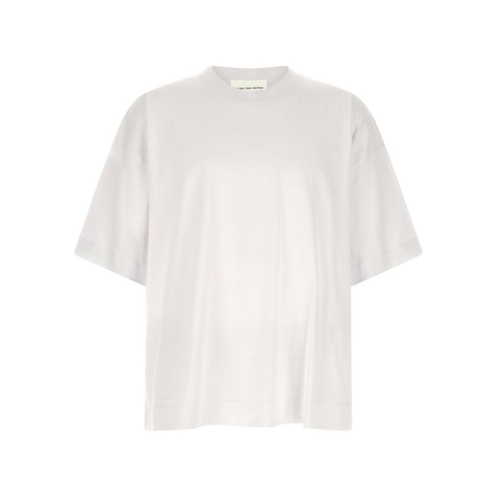 Dries Van Noten White Cotton Men's T-Shirt